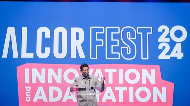 Menparekraf Sandiaga Uno di Alcor Fest 2024