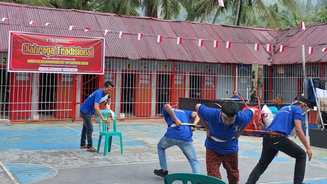 Warga Binaan Pemasyarakatan Lapas Sulili ikuti lomba 17-an