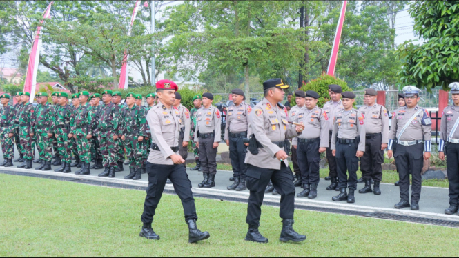 Kapolres Payakumbuh AKBP Ricky Ricardo cek kesiapan personel