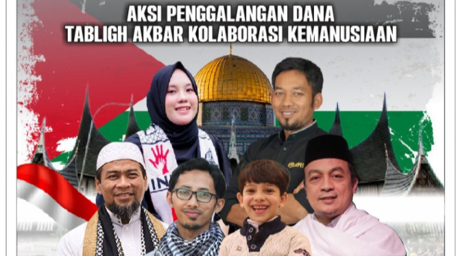 Aksi Penggalangan Dana Untuk Palestina di Payakumbuh