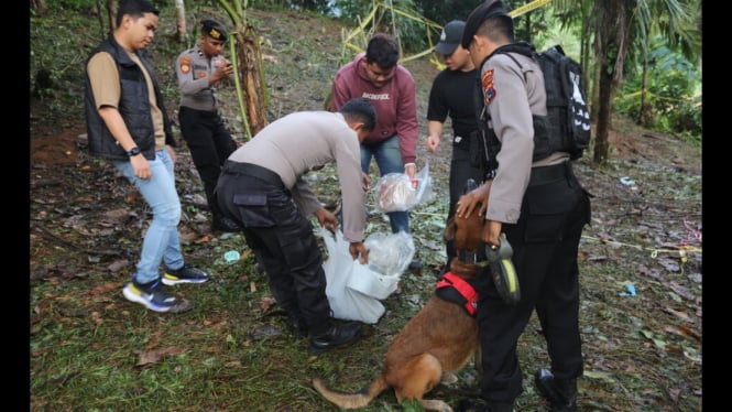 Pencarian Barang Bukti Baru oleh Anjing Pelacak K-9