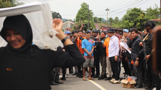 Rekonstruksi Kasus Pembunuhan Nia Kurnia Sari