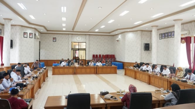 Rapat Paripurna pembentukan AKD di DPRD Payakumbuh