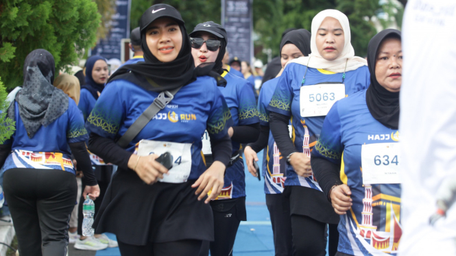 Peserta BPKH Hajj Run 2024