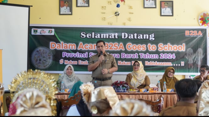 Sosialisasi B2SA Goes to School di Kabupaten Lima Puluh Kota