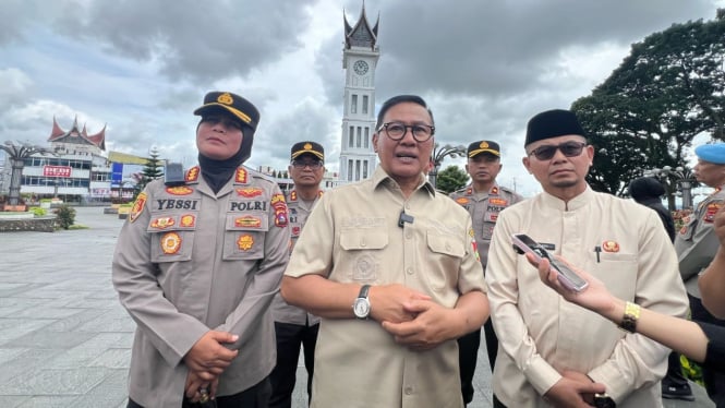 Wako dan Wawako Bukittinggi bersama Kapolresta sidak ke Jam Gadang