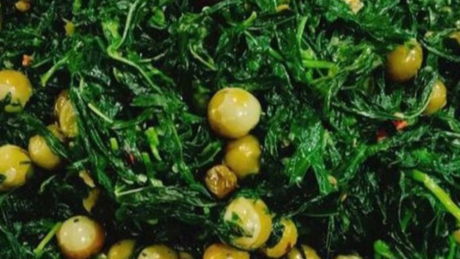 Tumis Pucuk Ubi