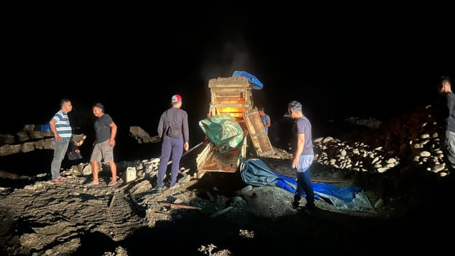 Penertiban tambang ilegal di Solok Selatan