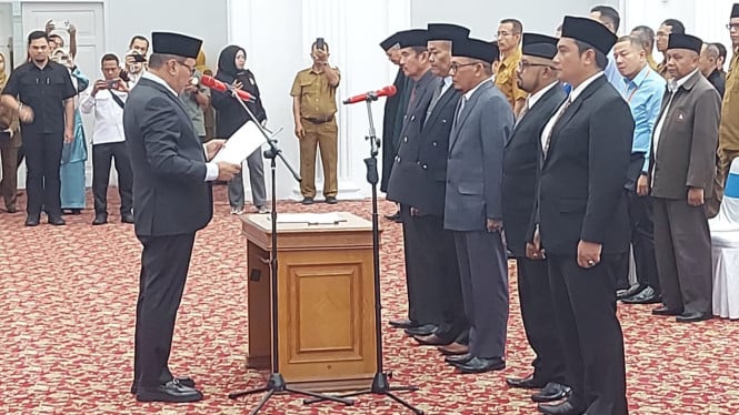 Wali Kota Bukittinggi, Ramlan Nurmatias Lantik Pengurus Baznas
