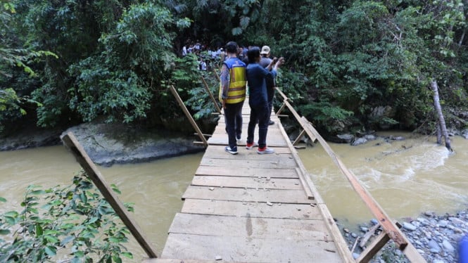 Lokasi jembatan yang akan dibangun
