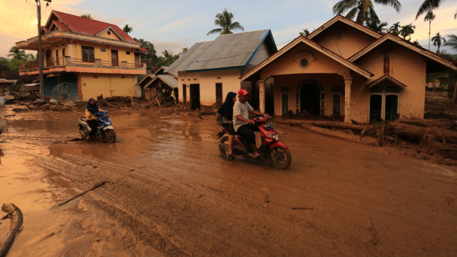 Kondisi Banjir Bandang Salareh Aia