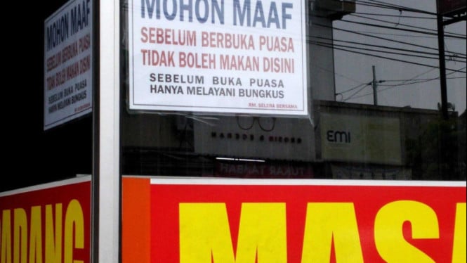 Permakluman dari sebuah rumah makan