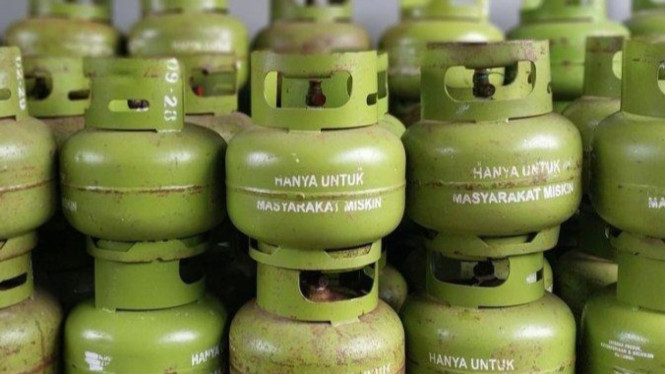 Ilustrasi tabung gas 3 kg