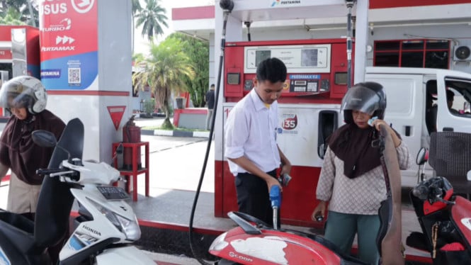 Ilustrasi SPBU di Payakumbuh, Sumbar