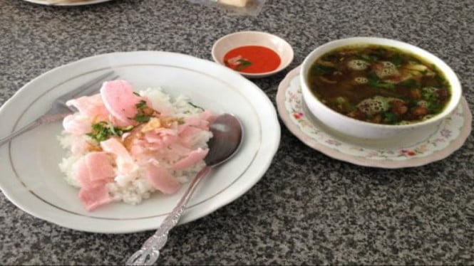 nasi sup padang