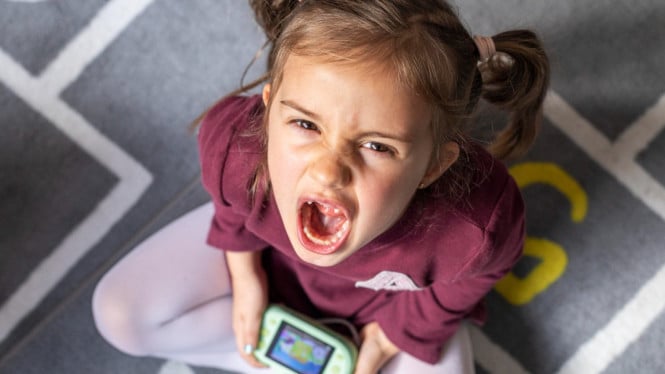 Ilustrasi anak tantrum