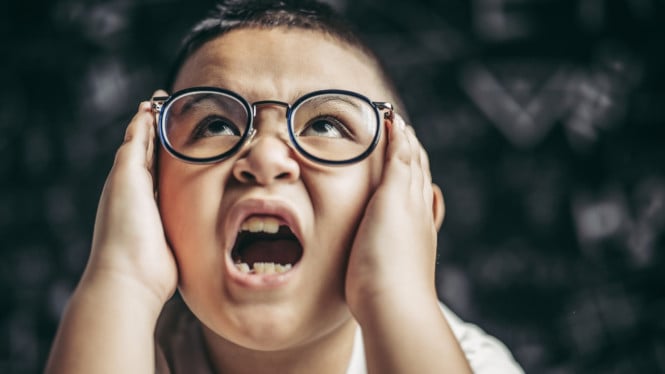 Ilustrasi anak tantrum