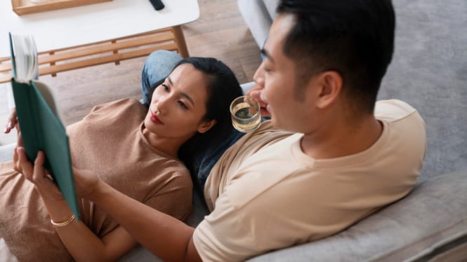 ilustrasi suami dan istri