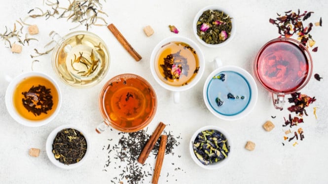 Ilustrasi Teh Herbal
