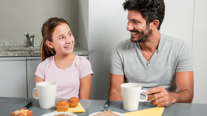 Ilustrasi Latte Dad