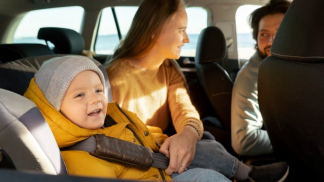 Ilustrasi Car Seat Bayi