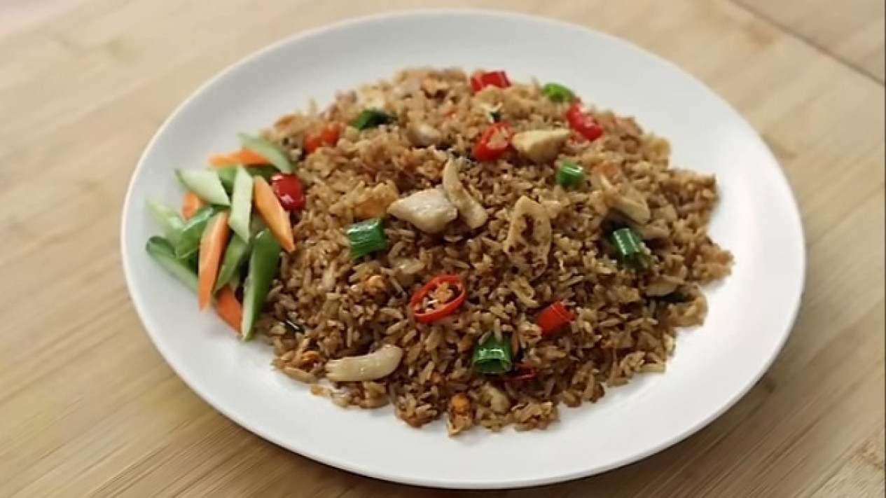 Foto Resep Nasi Goreng Solaria, Makan Malam Lezat Bikin Ceria