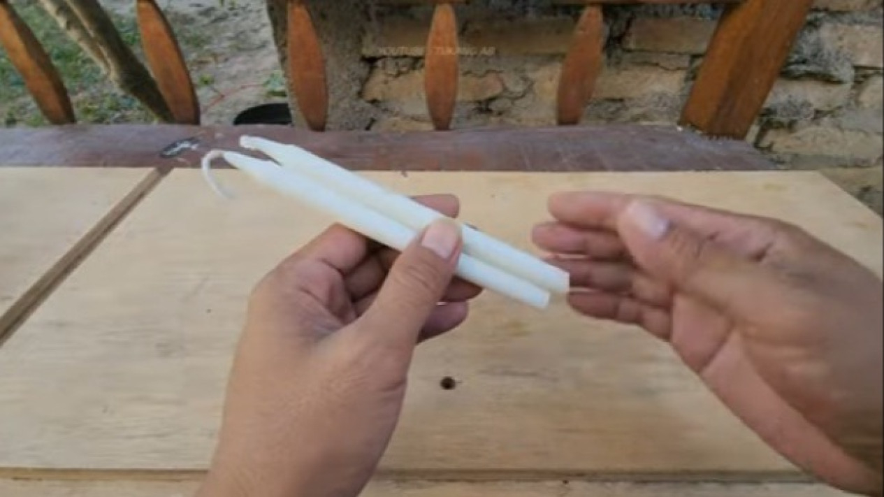 Body motor kusam jadi mengkilap modal lilin