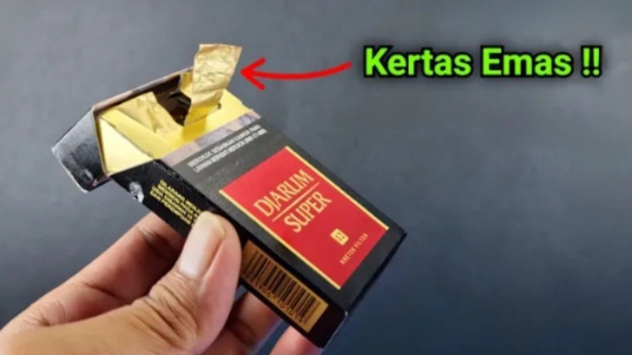 Foto 4 Ide Kreatif dari Bungkus Rokok yang Jarang Diketahui, Wajib Coba