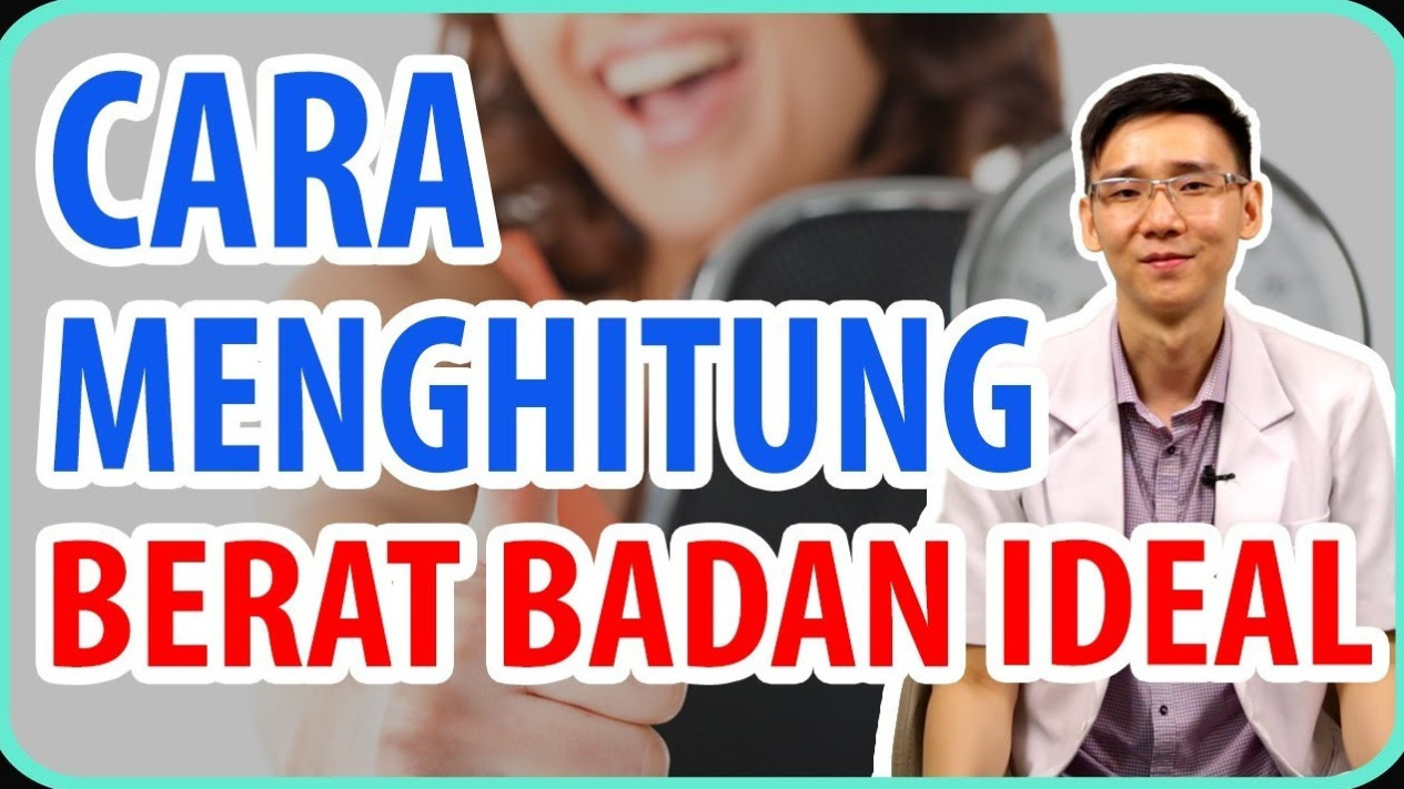 Foto cara menghitung berat badan ideal cukup pakai rumus body mass index