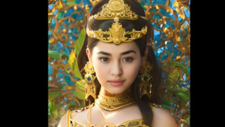Cantik Banget, Ini Wajah Putri Kerajaan Sunda Dyah Pitaloka Citraresmi Versi Teknologi AI