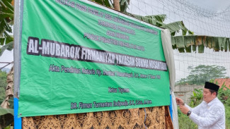 Pemkab Purwakarta Peduli, Kadinkes Resmikan Pembangunan Pontren Rehabilitasi Korban Narkoba