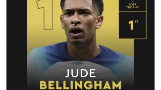 Dapat Kopa Trophy 2023, Jude Bellingham Jadi Pemain Muda Terbaik Dunia