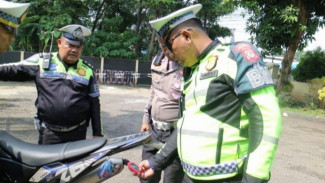 Terima Keluhan Warga, Polisi di Purwakarta Tertibkan Pengguna Knalpot Brong
