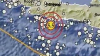 Gempa Bumi M 5,5 Guncang Pangandaran, Tidak Berpotensi Tsunami