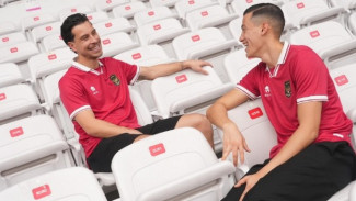 Jay Idzes dan Thom Haye Datang ke Stadion Utama Gelora Bung Karno