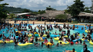 Libur Lebaran, Tempat Wisata Cikao Park Diserbu Pengunjung
