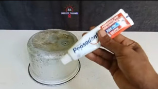 Cukup Pakai Wadah Odol: Ampuh Menambal Panci atau Wajan Bocor, Gampang dan Hemat!
