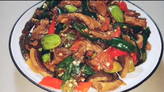 Resep Mudah Tumis Babat Sapi Cabe, Menu Favorit Keluarga dengan Pedas yang Menggoda