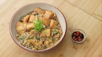 Sajian Hangat dan Lezat! Resep Sapo Tahu Ayam Cincang, Gurihnya Bikin Kamu Ketagihan