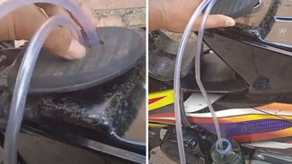 Bensin Bisa Keluar Tanpa Disedot Terus? Cuma Butuh Sandal Bekas dan Dua Selang Aja!