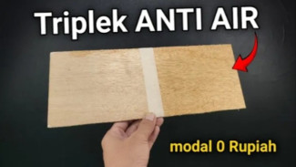 Modal Nol Rupiah, Bisa Bikin Triplek Anti Air, Yuk Coba Sekarang