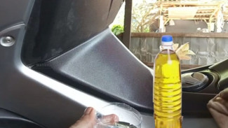 Rahasia Dapur, Hanya Minyak Goreng Bisa Membuat Body Motor Menghitam dan Mengkilap Kinclong Seperti Baru Lagi