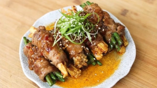Bosan dengan Menu Makan Biasa? Yuk, Coba Resep Daging Gulung Isi Sayuran dan Jamur Enoki