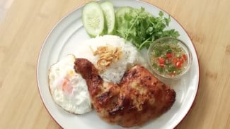 Ayam Panggang Serai Air Fryer, Empuk Meresap Cuma 20 Menit!