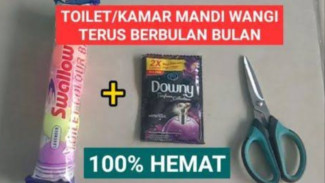 Bikin Kamar Mandi Wangi seperti Hotel Cukup dengan 2 Bahan, Yakin Mertua Makin Sayang!