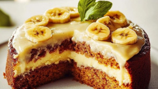Membuat Banana Cake Tanpa Oven, Pasti Manis Lembut Anti Gagal