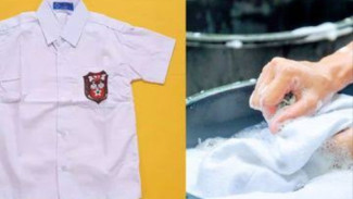 Tanpa Ribet, Begini Cara Putihkan Seragam Sekolah Menguning, Kena Tinta, dan Kotoran Lainnya!