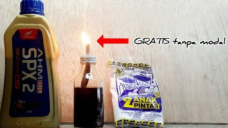 Cara Gampang Ubah Oli Bekas Jadi Lentera Hemat, Anti Gelap Saat Listrik Padam