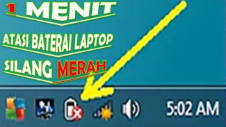 Baterai Laptop Silang Merah Padahal Penuh? Jangan Panik! Begini Cara Mengatasinya