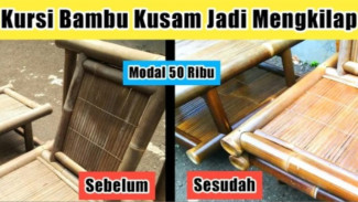 Kursi dan Meja Bambu Kusam Kurang Terawat? Begini Cara Agar Kembali Mengkilap